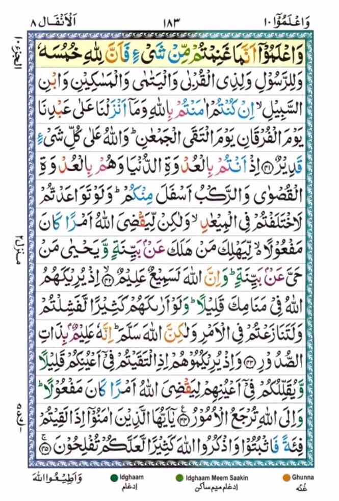 Surah Al Anfal 183