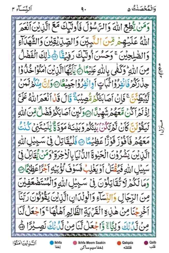 surah nisa 90