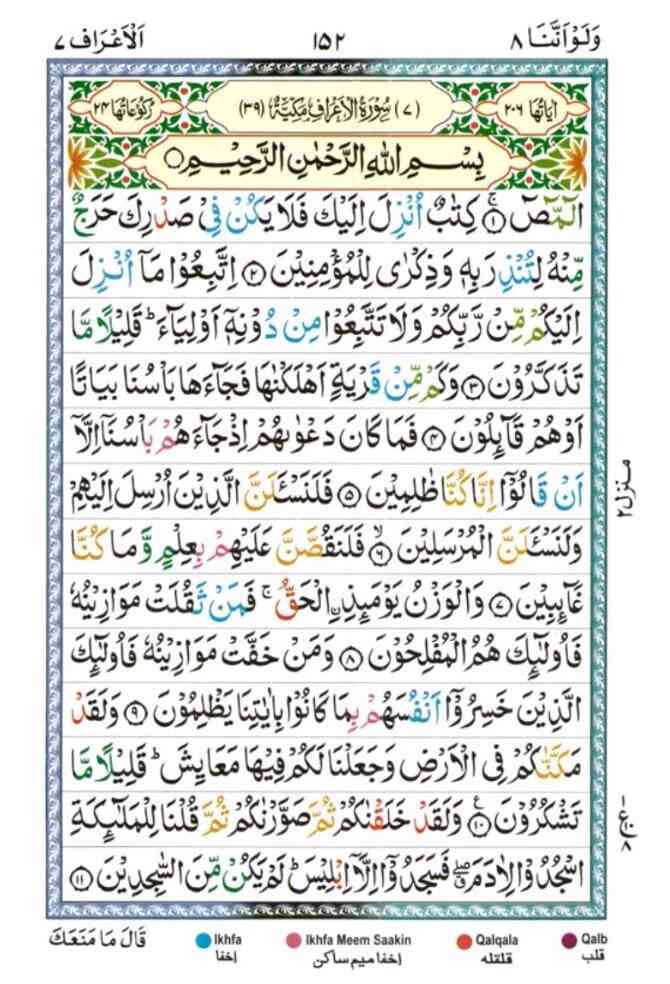 surah al araf 152