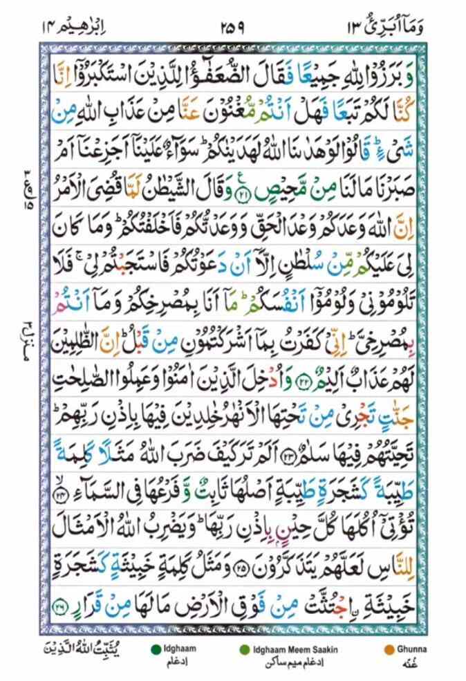 surah ibrahim.p.259