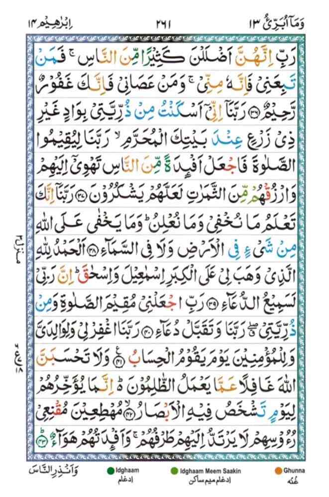 surah ibrahim.p.261