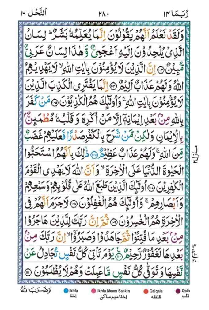 surah An Nahl 280